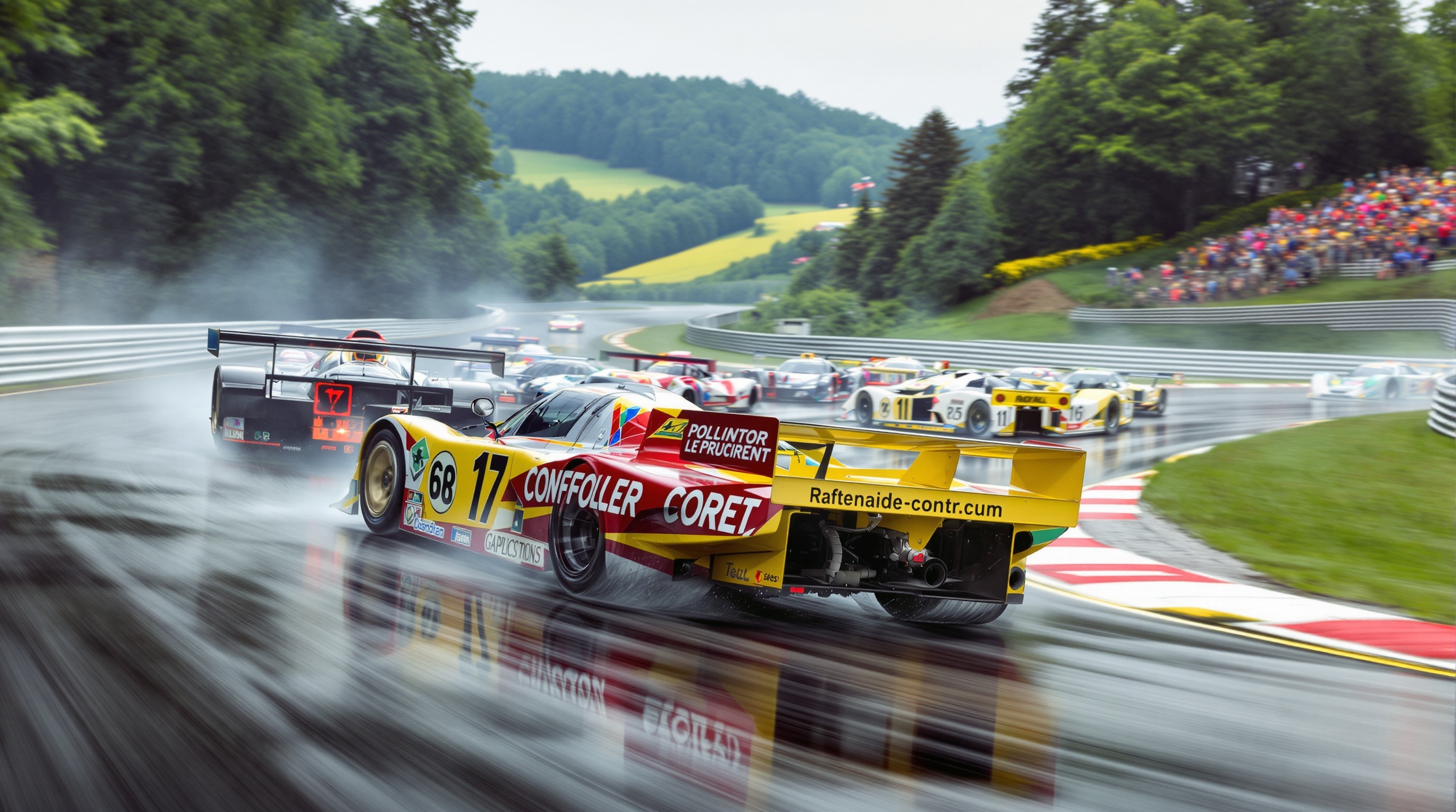 Protos et GT turbo années 70-80 au Raidillon Spa Classic