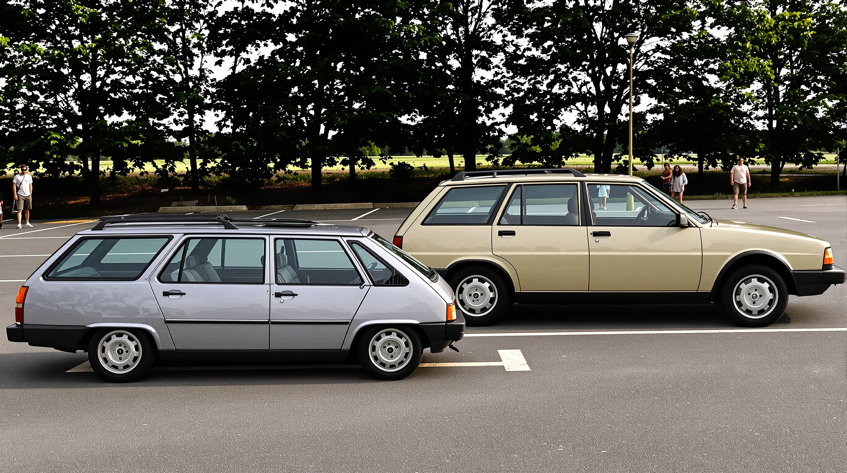 Renault 18 berline et break comparées dimensions