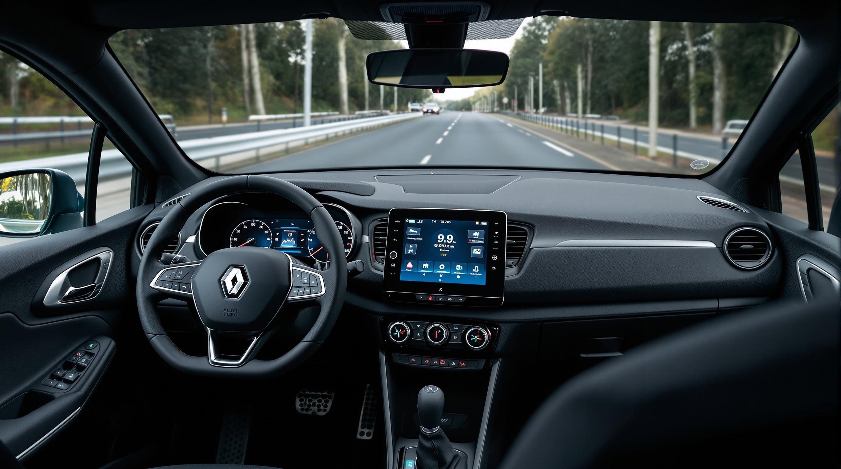 Vue immersive de l'habitacle Renault Clio 5 poste conducteur