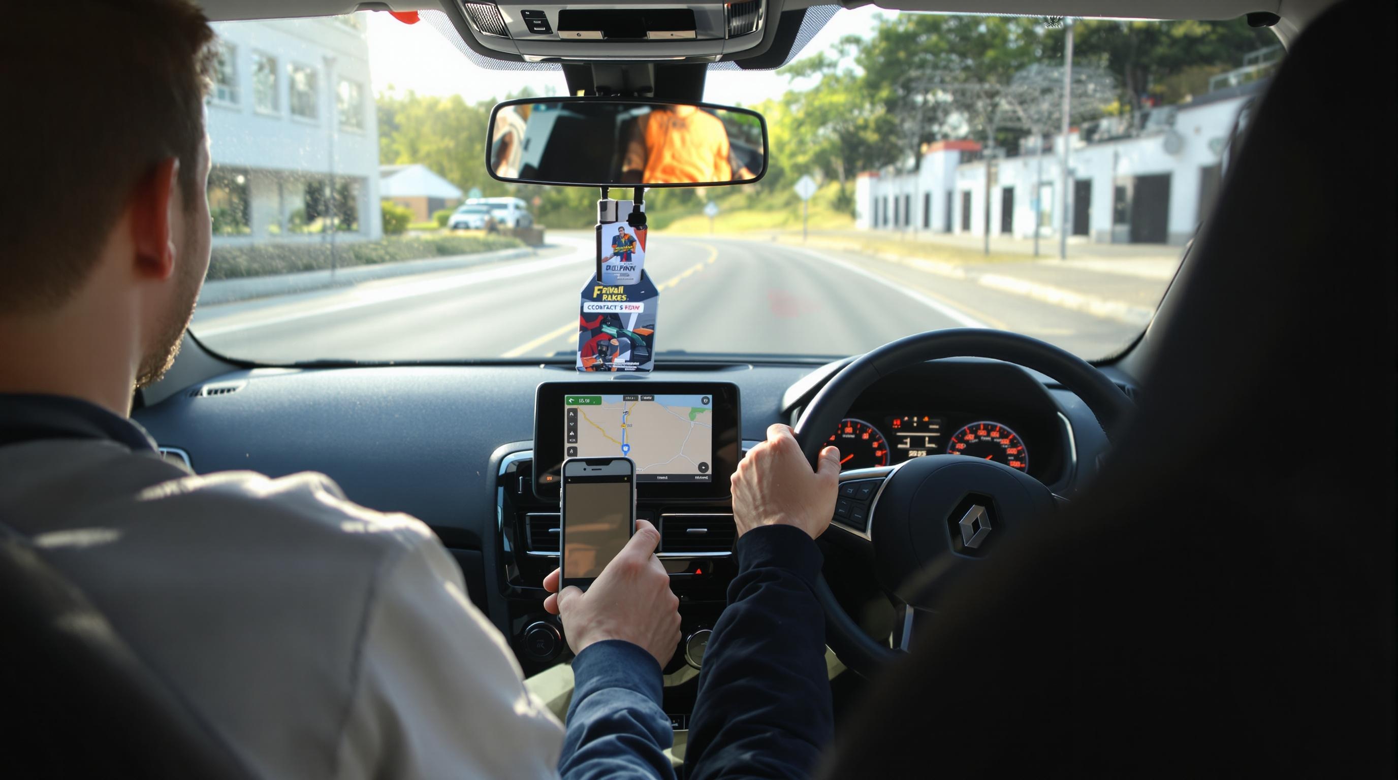 préparation départ conducteur Renault smartphone planification