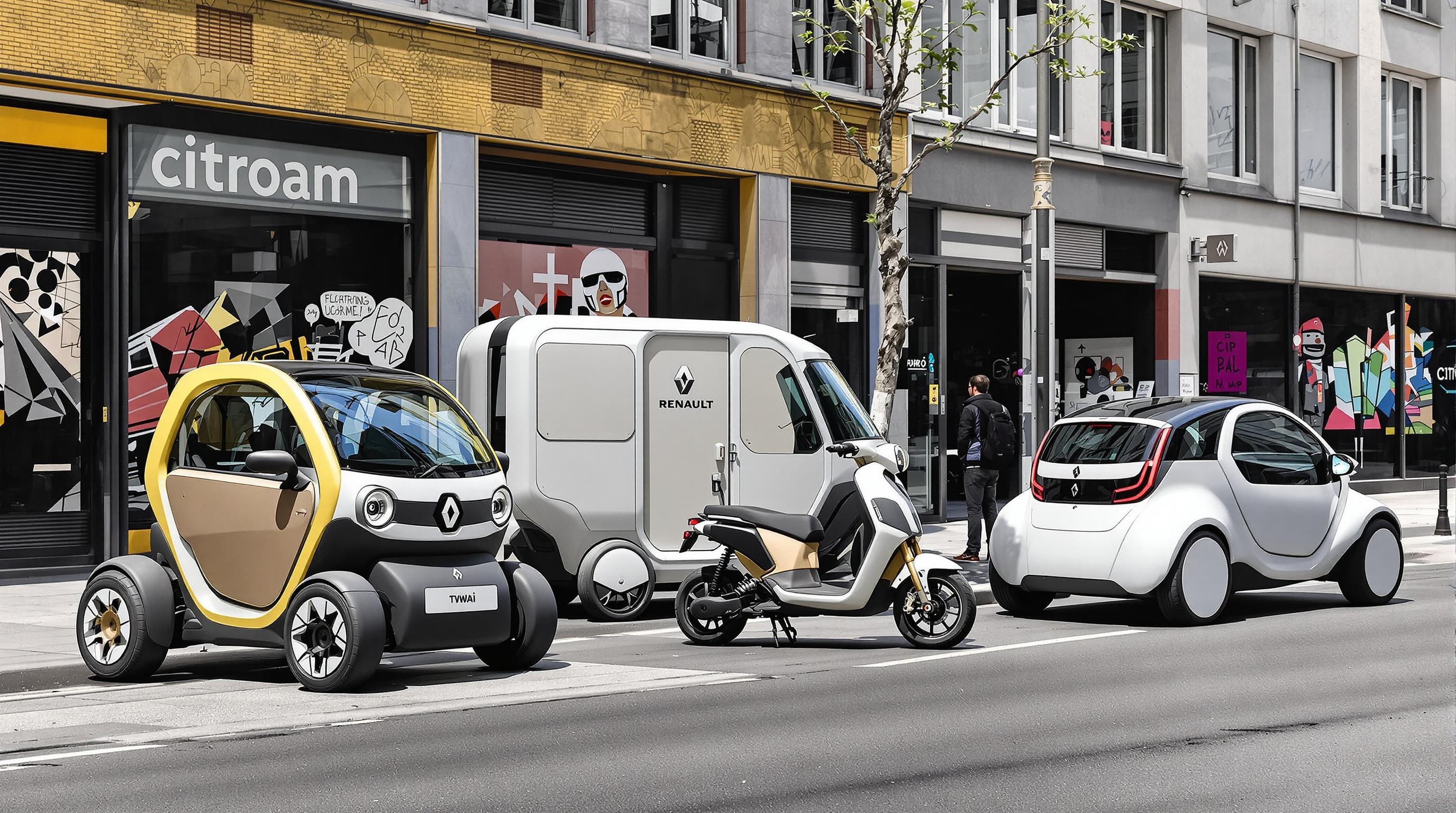 Renault Twizy alternatives originales électriques citadines