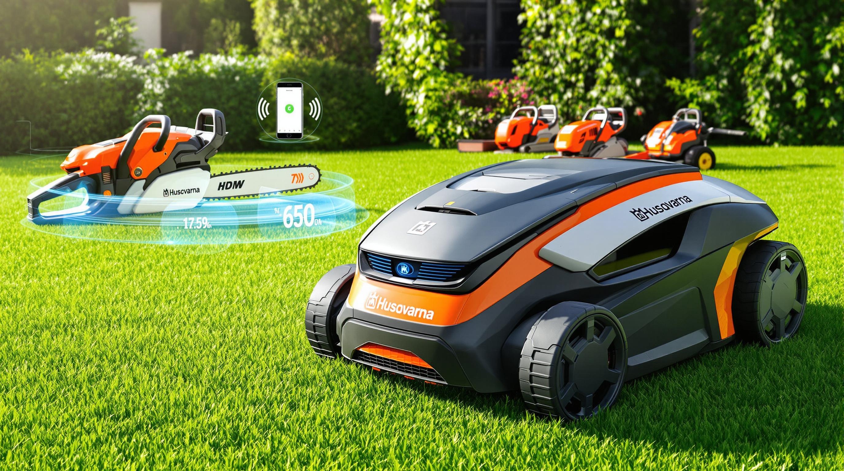 Automower connecté avec application mobile Husqvarna