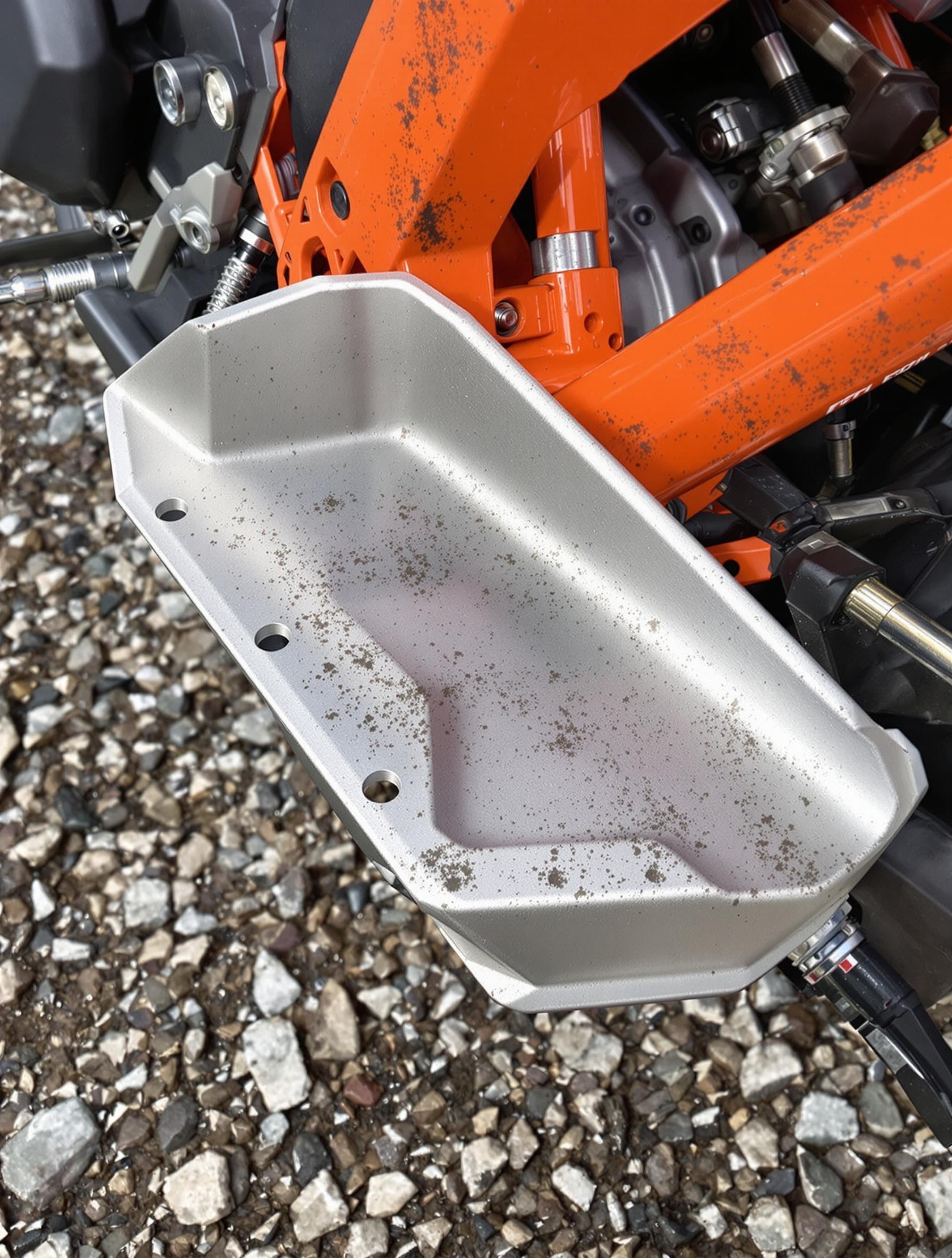 Sabot moteur aluminium épais KTM 890 Adventure