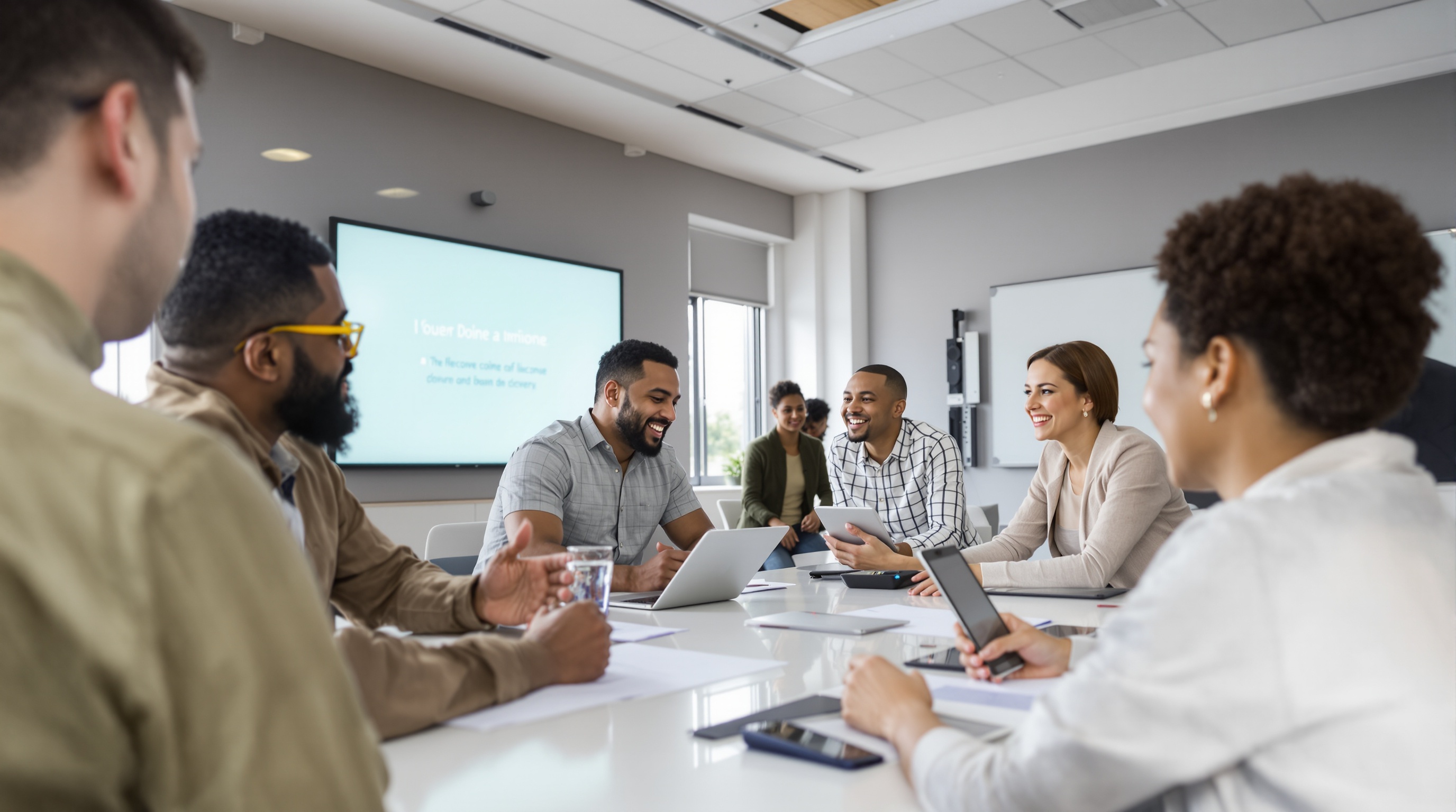 Salle de stage interactive et moderne pour récupération de points