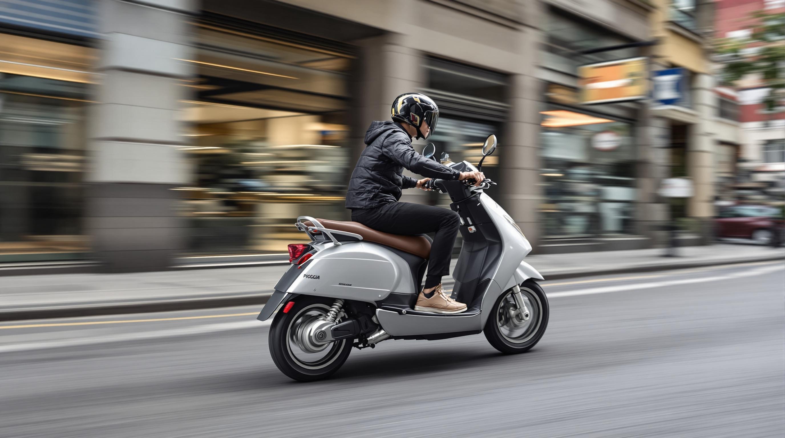 Piaggio Liberty 125 en milieu urbain avec ABS