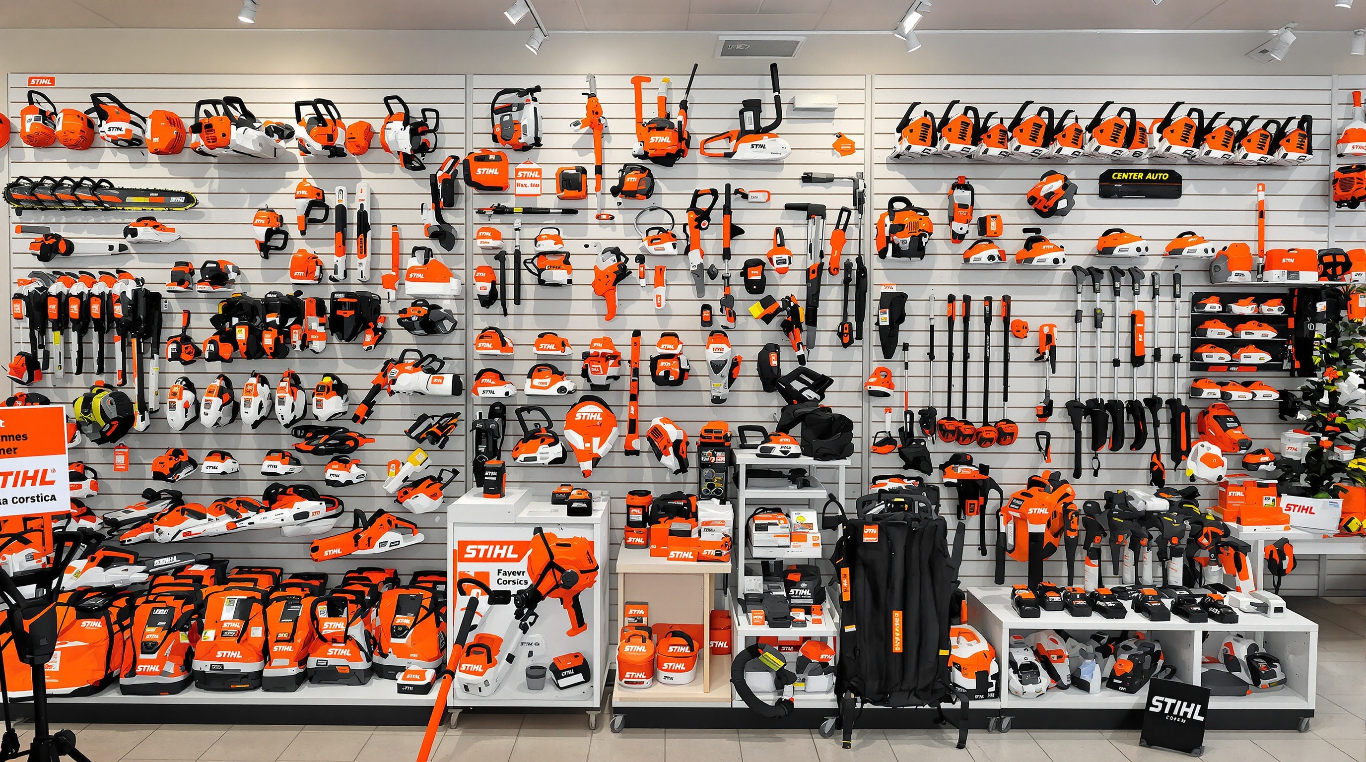 Showcase matériel STIHL Centr'Auto Bastia