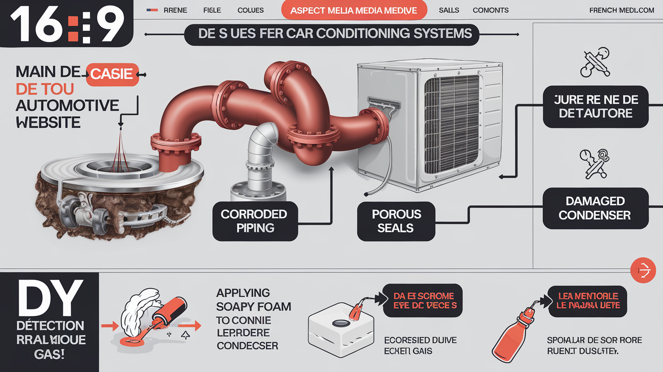 Causes de fuite de climatisation auto et détection DIY
