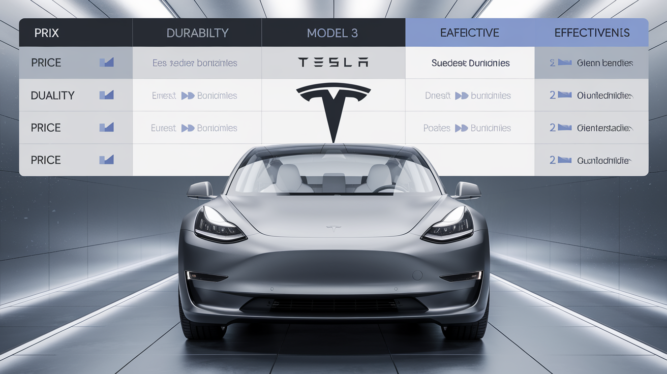 Comparatif des films anti-rayures pour Tesla