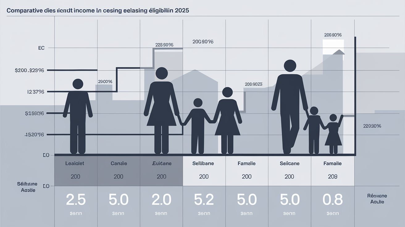 Tableau des plafonds de revenus fiscaux pour le leasing social