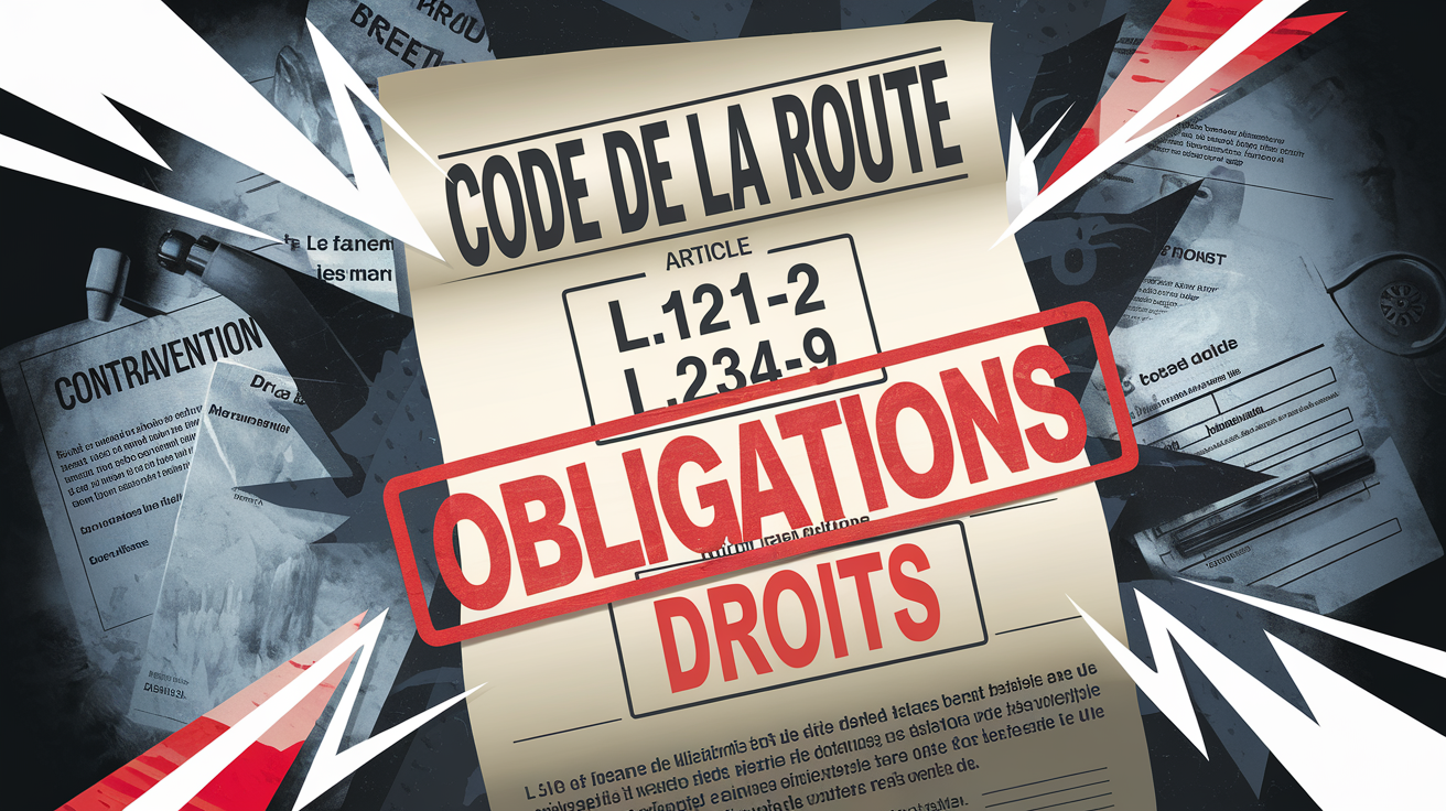 Code de la route articles L.121-2, L.223-9, L.434-23 dénonciation conducteur obligations droits PV
