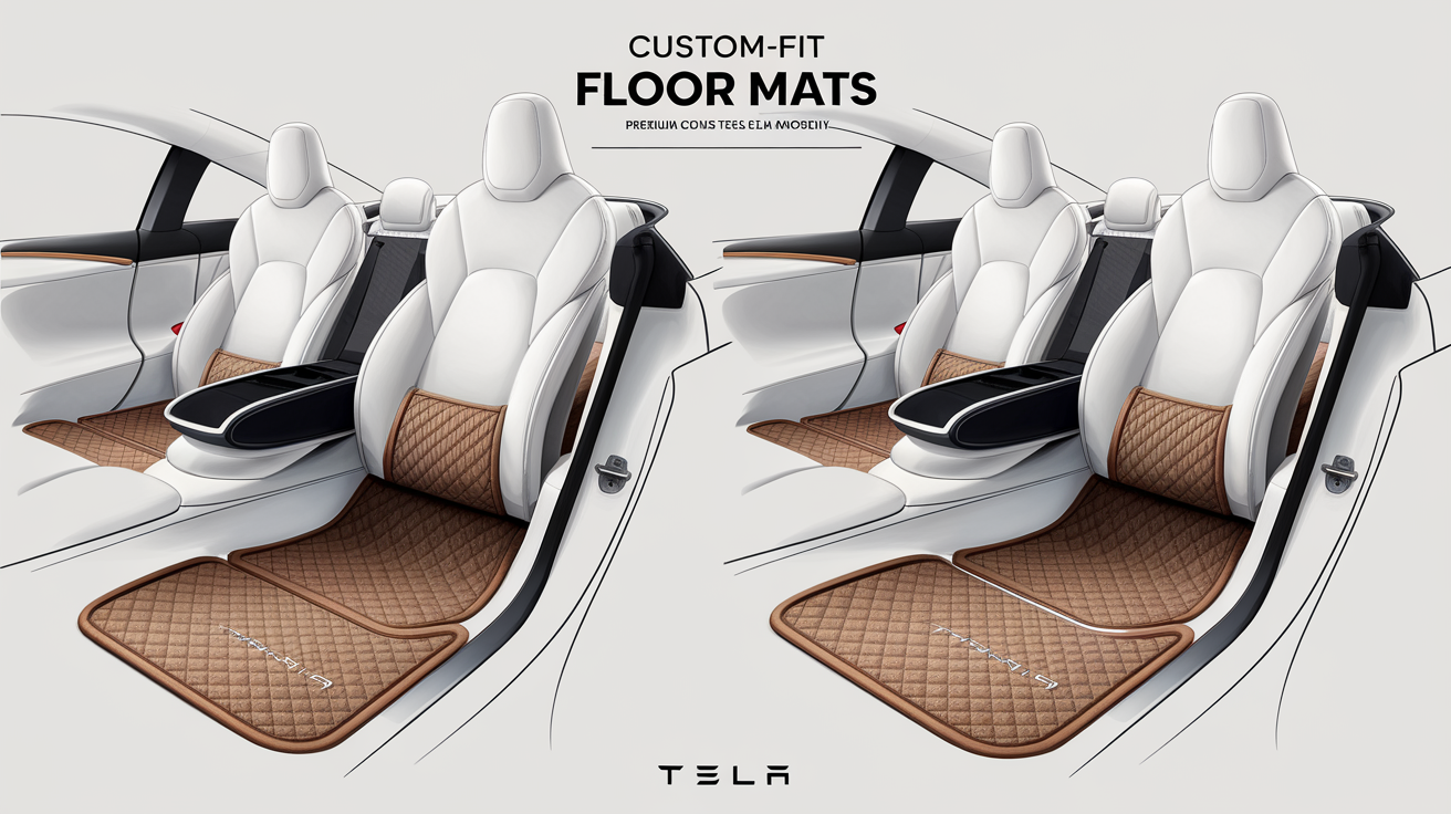 Tapis de sol sur mesure pour Tesla Model Y