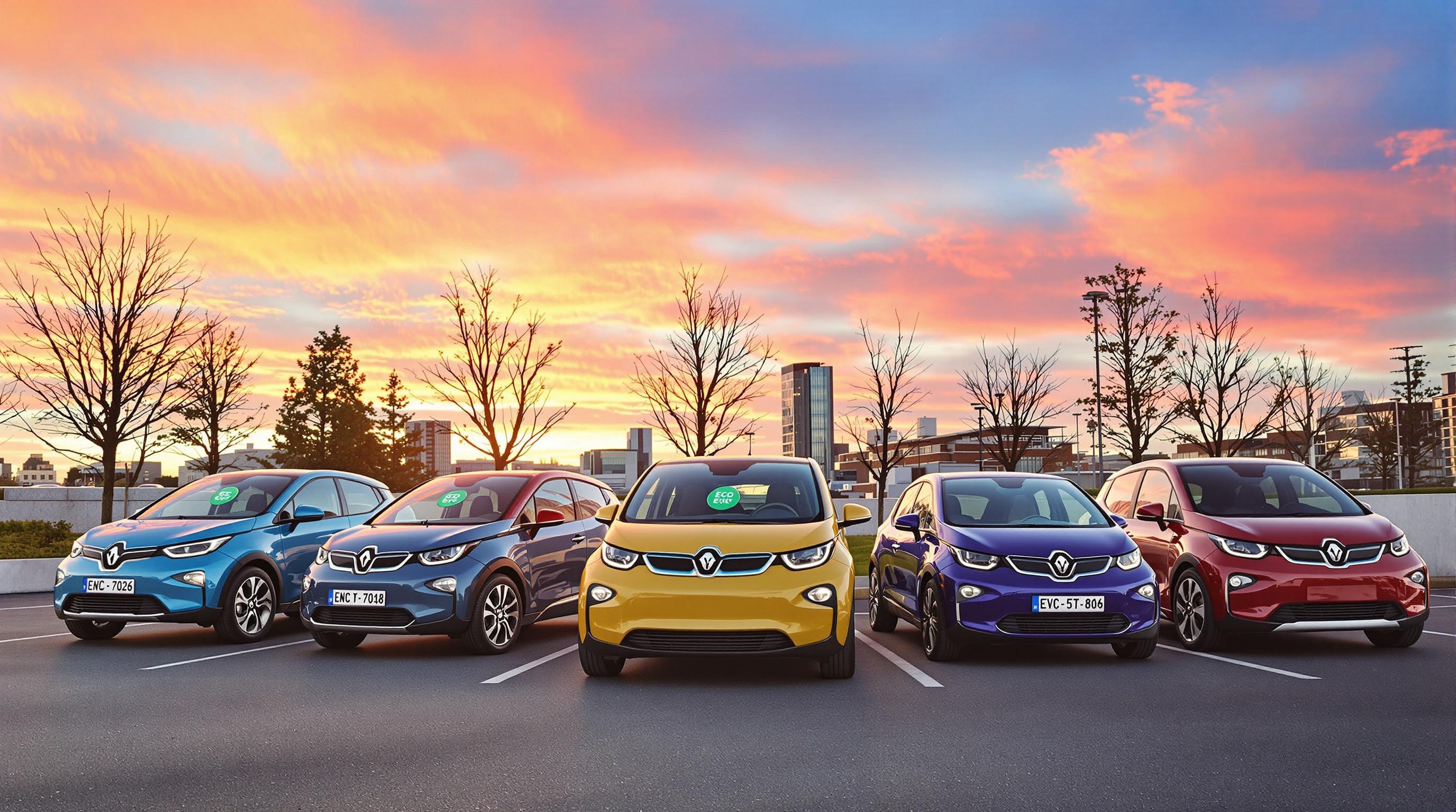 Sélection de citadines électriques disponibles en leasing social