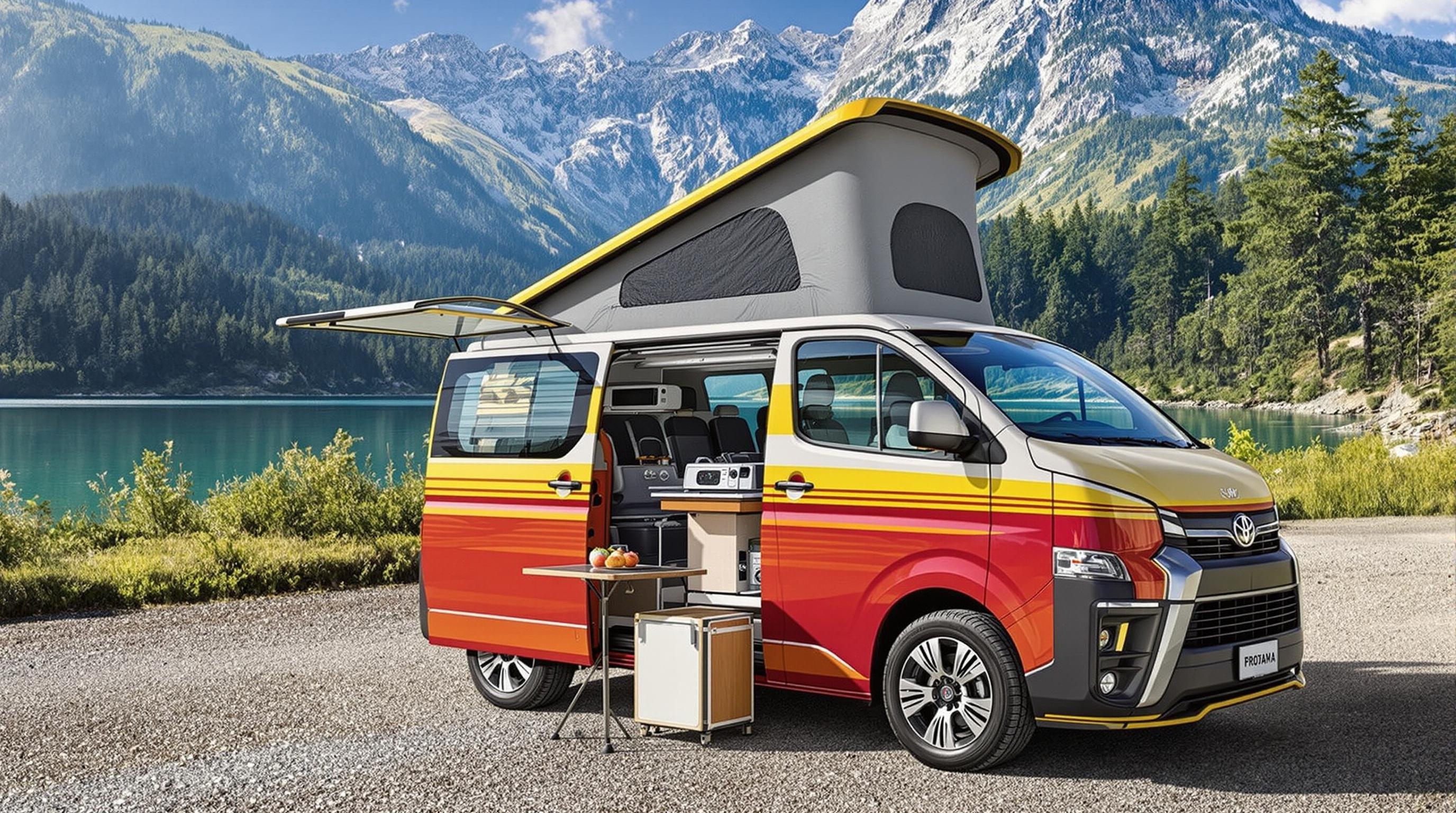 Toyota Proace Verso Nomad en mode camping