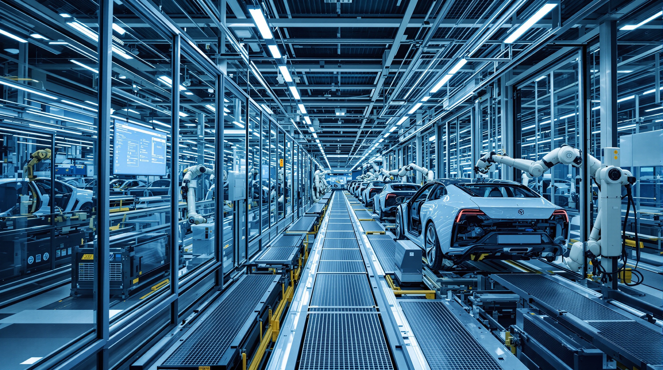 usine automobile allemande moderne production électrique