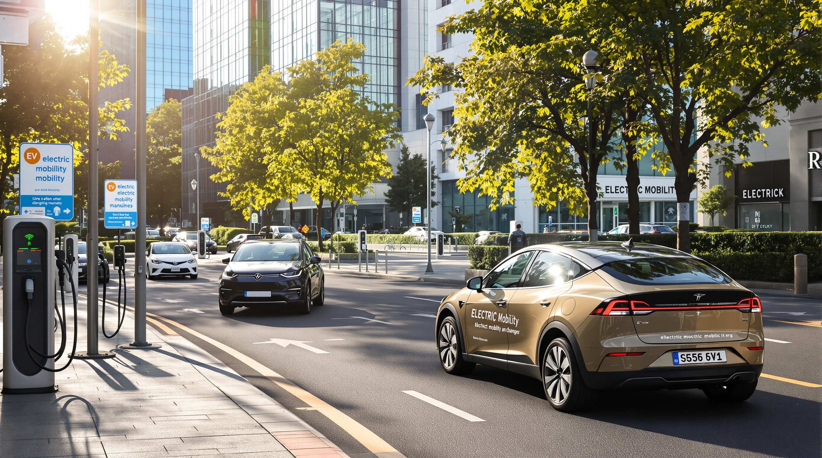 Marché américain voiture électrique boom et défis infrastructures urbaines