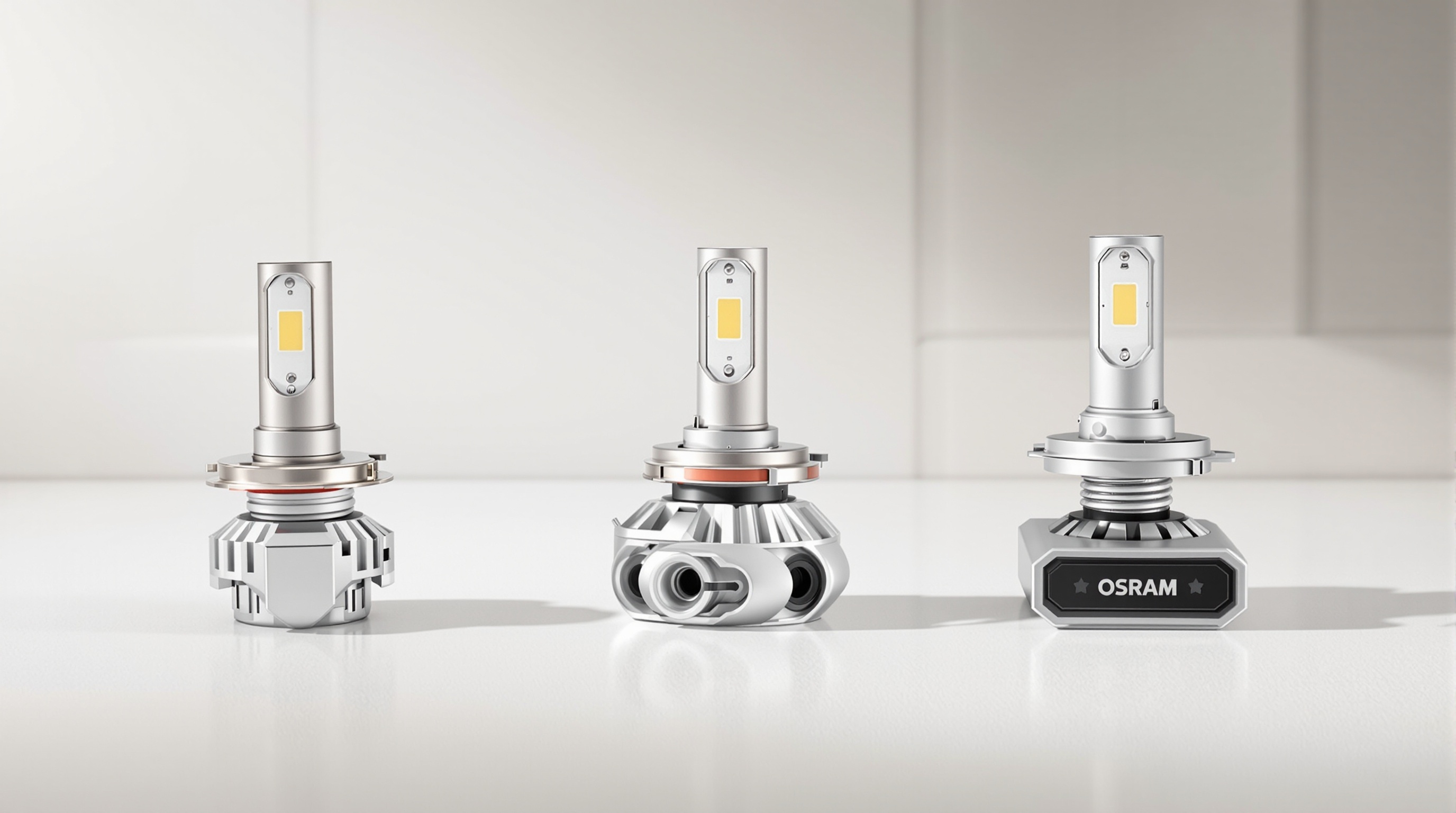 Comparatif adaptateurs OSRAM H7 LED – formes et fixations