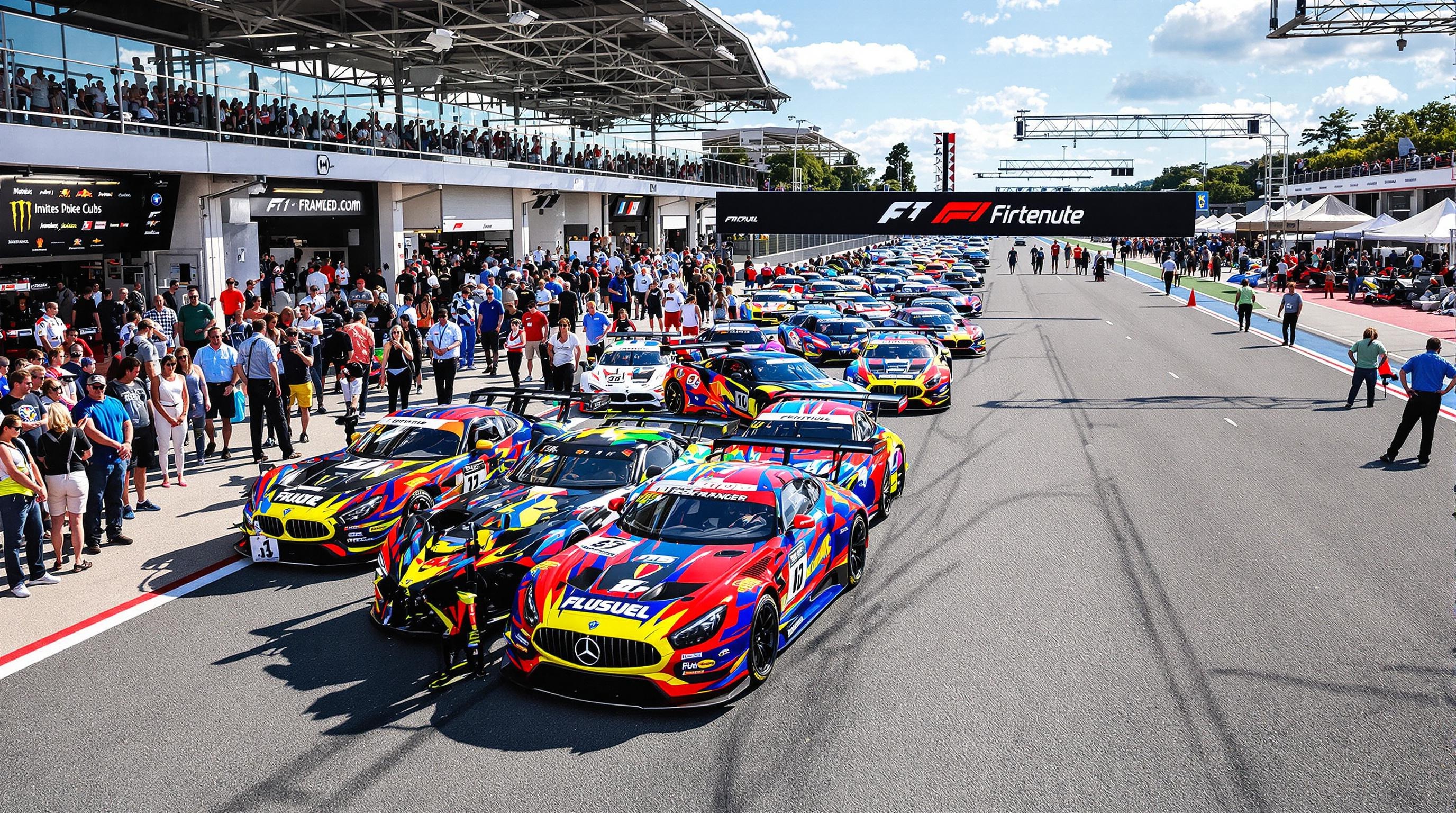 Track-day, simulateur F1 et public passionné