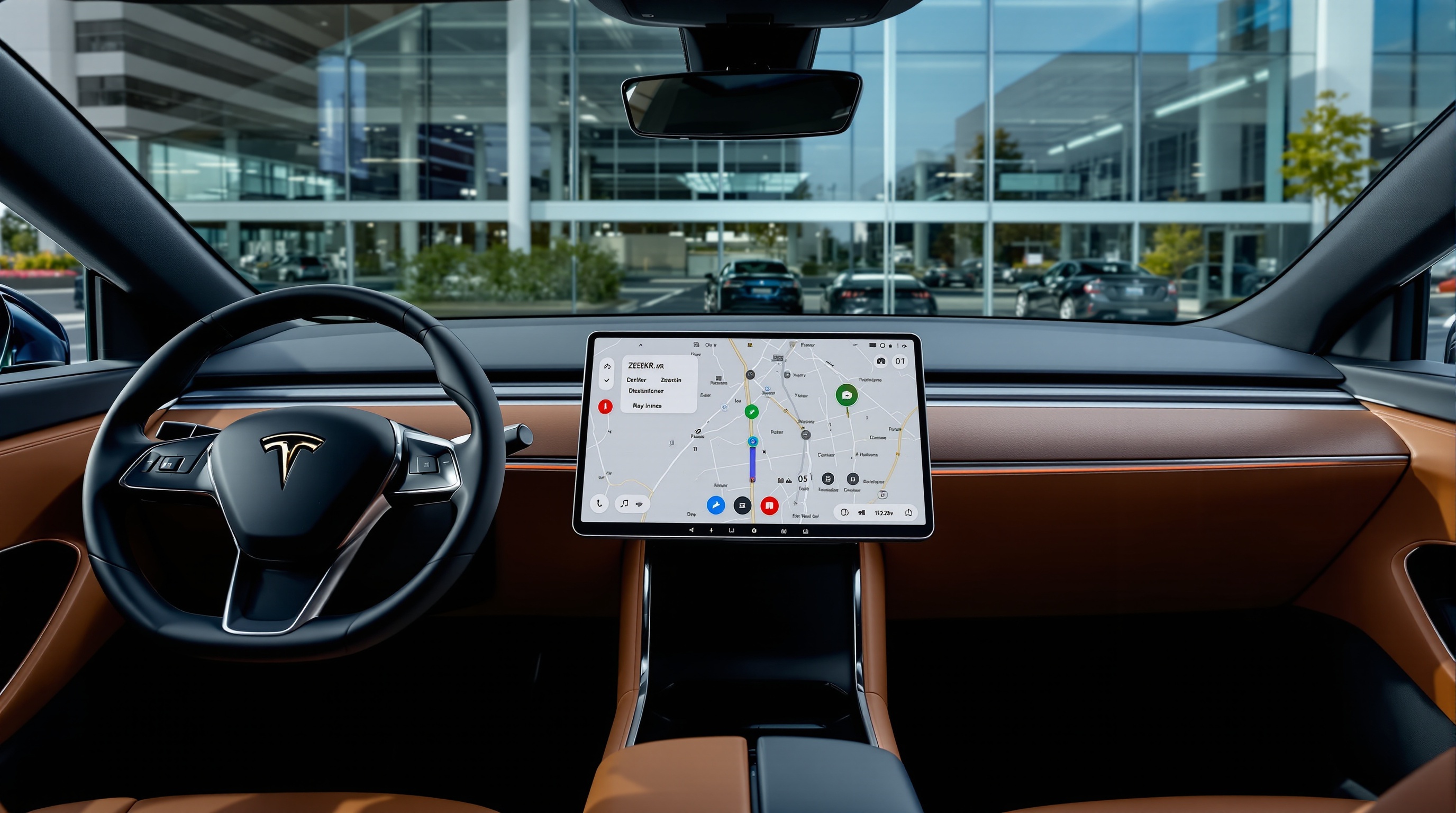 Zeekr vs Tesla intérieur premium finition