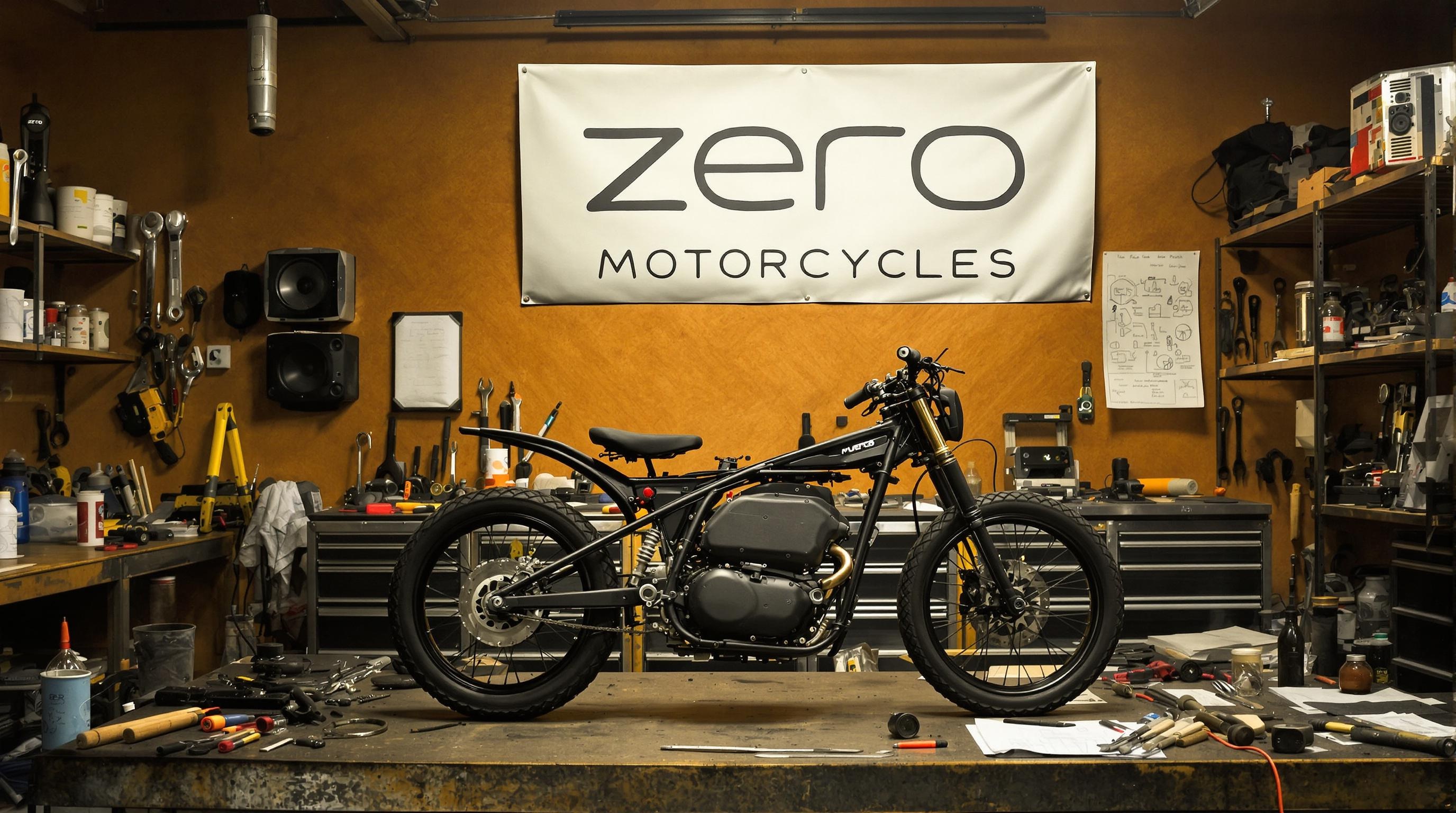 Zero Motorcycles garage californien en 2006 avec Neal Saiki